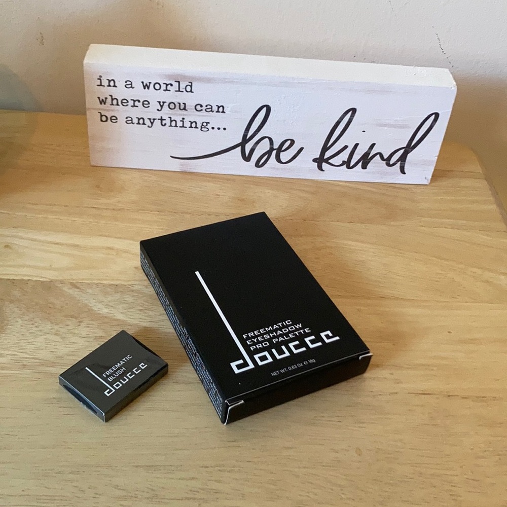 Eyeshadow palette and blush color